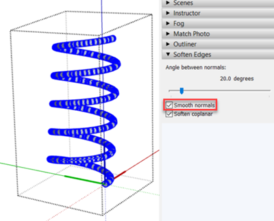 sketchup number of segments is too many for given angle and radius